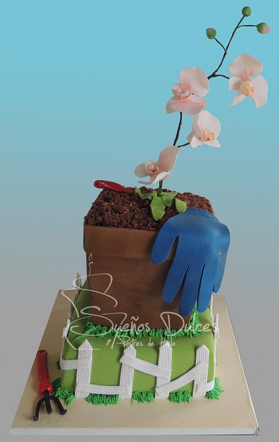 orquidea - Cake by Sueños Dulces Bucaramanga