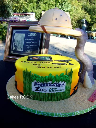 Gravity-Defying Zoo Cake - Cake by Cakes ROCK!!!  
