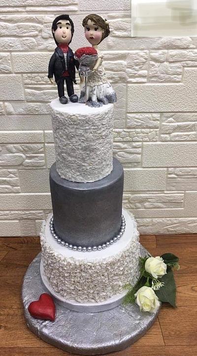 Wedding cake  - Cake by Moccadelights /Mona