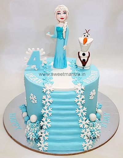 Elsa theme cake - Cake by Sweet Mantra Homemade Customized Cakes Pune