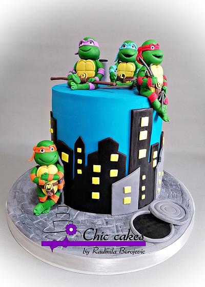 Ninja turtles cake - Cake by Radmila