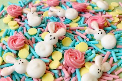 DIY Easter Sprinkles  - Cake by Buttercut_bakery