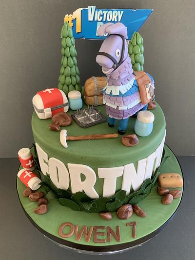 Fortnite Cake - Cake by Popsue