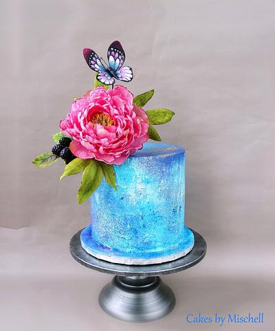 Peony cake - Cake by Mischell