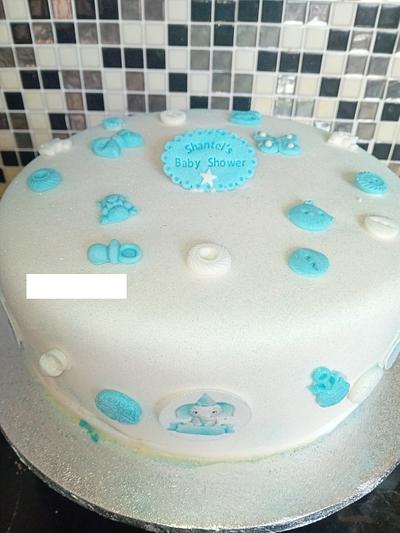 Baby shower  - Cake by Moomin