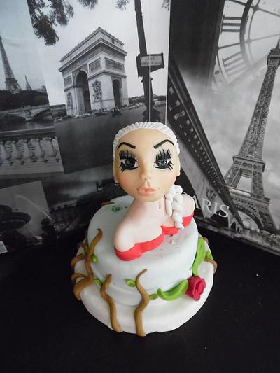 busto cake topper - Cake by Joanna Vlachou