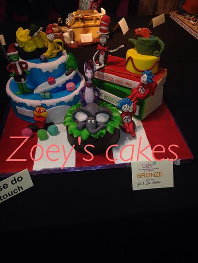 Dr seuss themed  - Cake by zoeyscakes