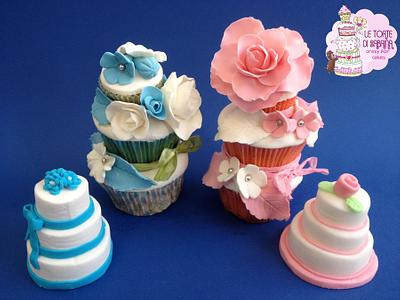 Torri di cupcakes e mini cakes - Cake by Le torte di Sabrina - crazy for cakes