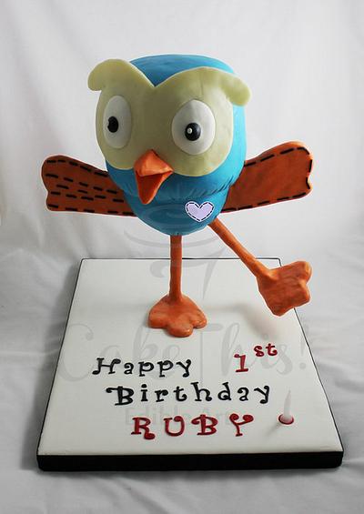 3D Hoot Cake - Cake by Cake This