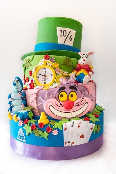 torta ''Alice nel paese delle meraviglie'' - Cake by thesugarfamily