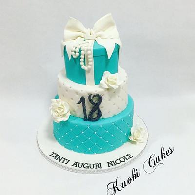Tiffany cake style  - Cake by Donatella Bussacchetti