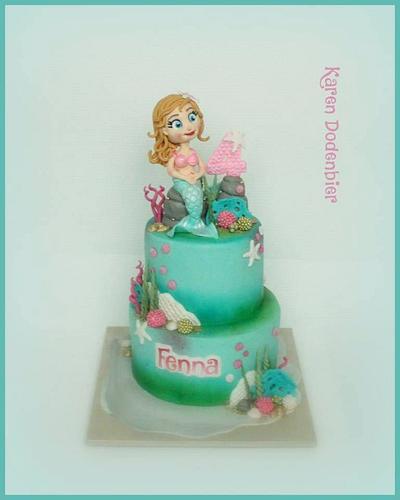 Mermaid cake - Cake by Karen Dodenbier