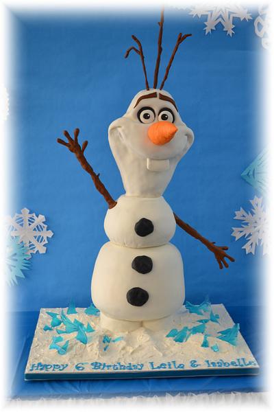 Do you want to build a Snowman?! - Cake by cakemomma1979