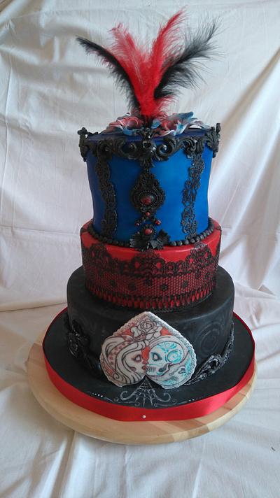 Little bit crazy little bit gothic - Cake by Zuzana Kmecova