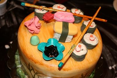 Sushi Cake - Cake by CakeEnvy
