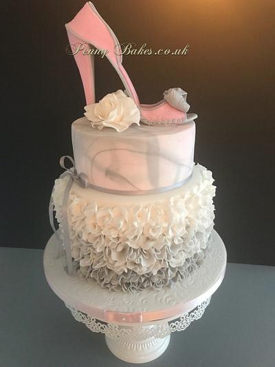 Fantasy shoe cake - Cake by Popsue