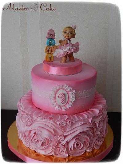 Pink tenderness - Cake by Natalya