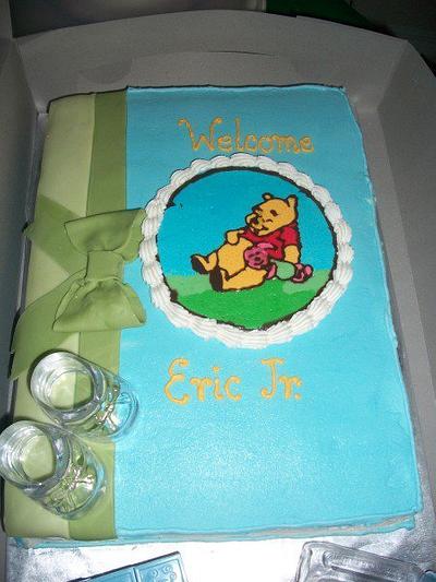 Winnie the Pooh Baby Shower - Cake by caymancake