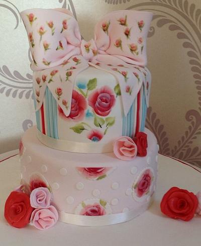 Vintage Rose - Cake by Samantha's Cake Design