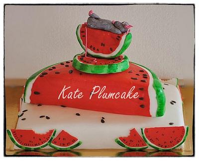 Watermelon cake - Cake by Kate Plumcake