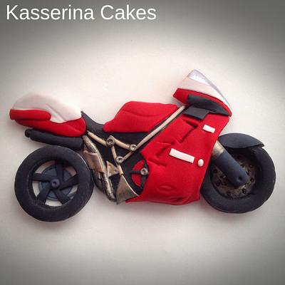 Ducati 996 - Cake by Kasserina Cakes