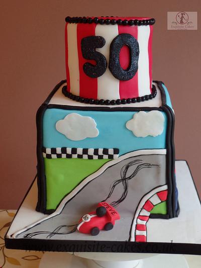 50th birthday cake - Cake by Natalie Wells