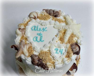 Happy Anniversary  - Cake by Donna Tokazowski- Cake Hatteras, Martinsburg WV