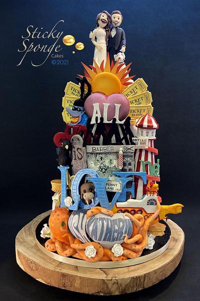 Beatles cake - Cake by Sticky Sponge Cake Studio