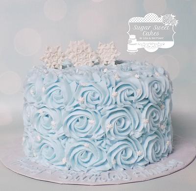 Snowflakes - Cake by Sugar Sweet Cakes