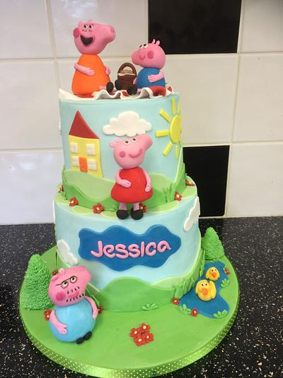 Pepper pig cake - Cake by Joanne genders