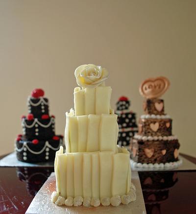 Wedding Favour Cakes - Cake by Andromeda