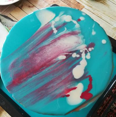 Double chocolate cake with mirror glaze - Cake by Andrea