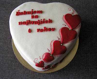 Hearts - Cake by Anka