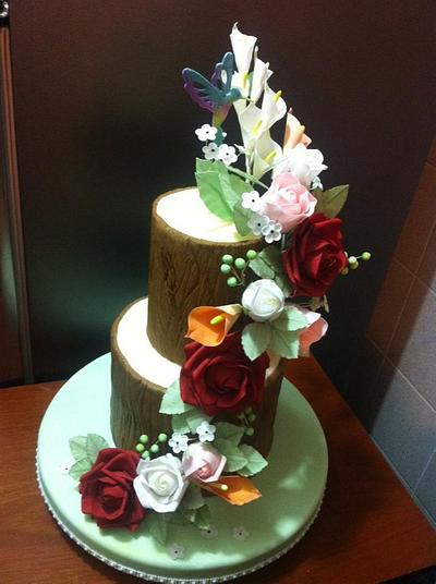 Flowers¡ - Cake by Julissa 