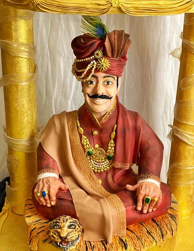 Indian Maharaja-Artistic Excellence Competition  - Cake by Hend Taha-HODZI CAKES
