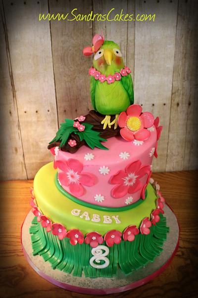 Luau Birthday - Cake by Sandrascakes