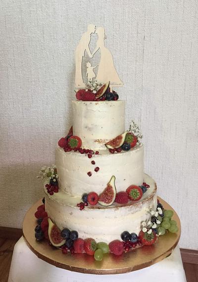 Wedding set - Cake by malinkajana
