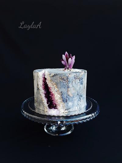 Amethyst geode  - Cake by Layla A