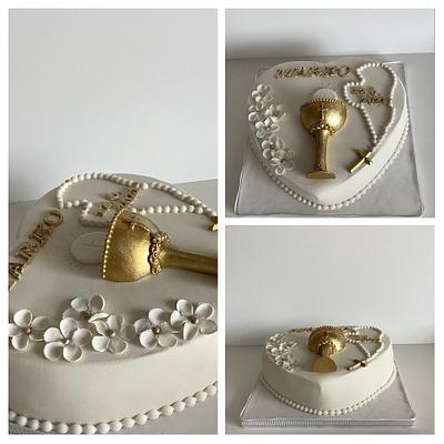 The first Communion - Cake by Anka