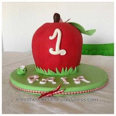 3D Apple cake - Cake by Eleonora Del Greco