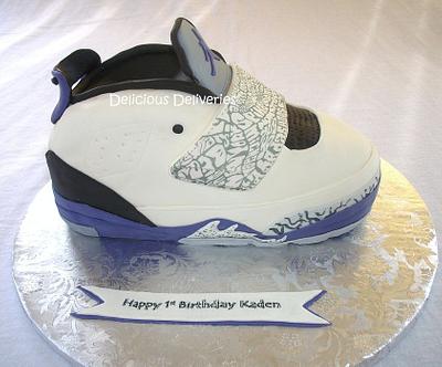 Jordan Sneaker Cake - Cake by DeliciousDeliveries