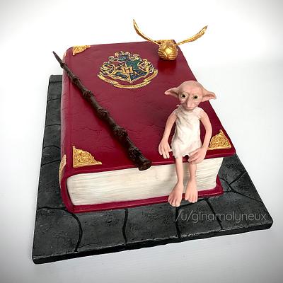 Harry Potter spell book cake - Cake by Gina Molyneux