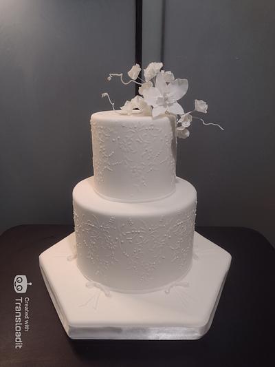 Only one flower. - Cake by Julissa 