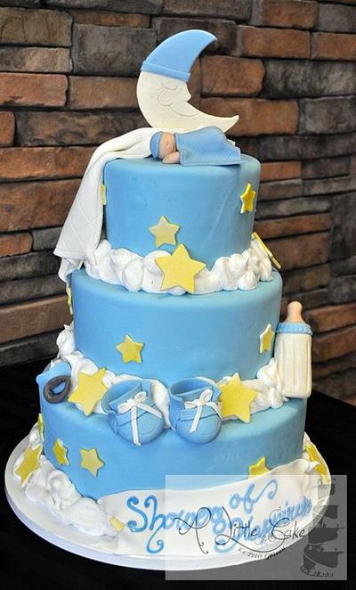 3 Tiered Baby Shower Cake - Cake by Leo Sciancalepore