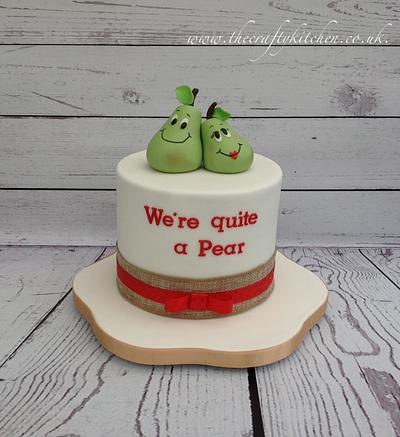 What a 'Pear' we are! - Cake by The Crafty Kitchen - Sarah Garland