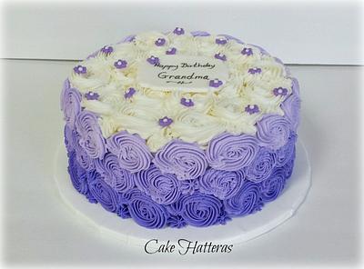 Purple Ombre, inside and out - Cake by Donna Tokazowski- Cake Hatteras, Martinsburg WV
