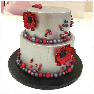 passion wedding cake - Cake by ROCIO ( Mis dulces dias )