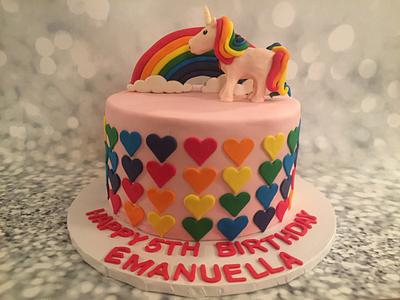Rainbow unicorn - Cake by Denise Makes Cakes