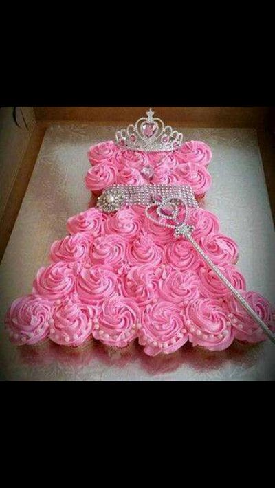Princess Cupcake Cake  - Cake by Kim's Cakery