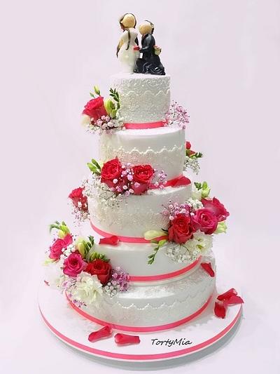 Wedding cake - Cake by TortyMia